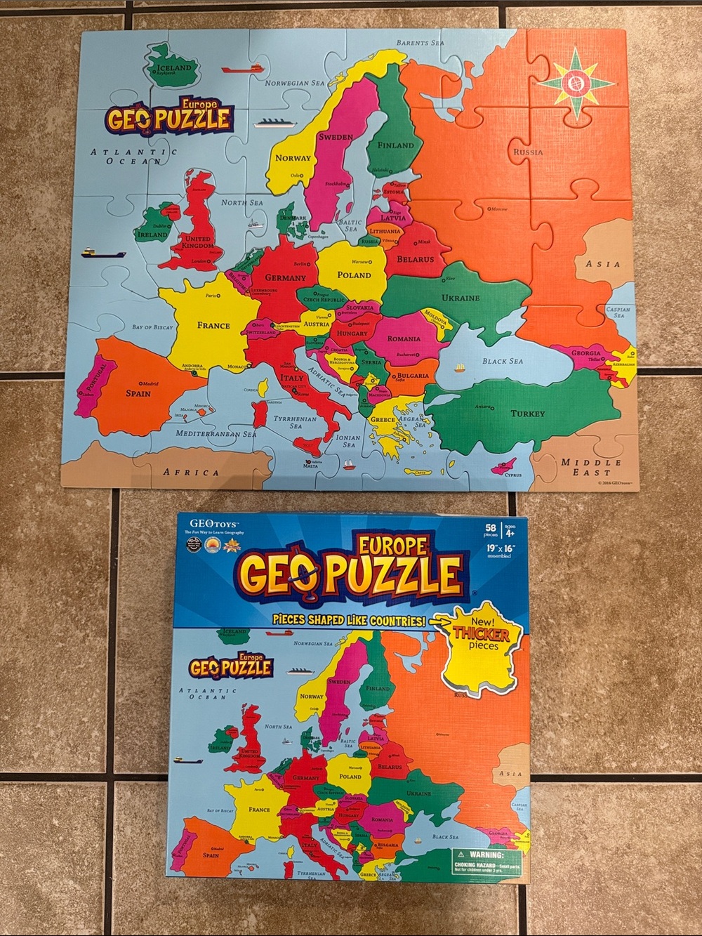 Europe Geo Puzzle